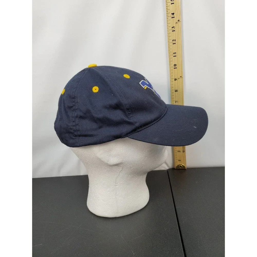 Captivating Headgear West Virginia‎ University Hat Mens Navy Adjustable Snapback